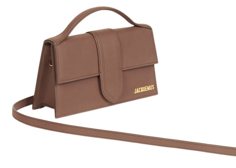 Jacquemus Le Grand Bambino Crossbody Flap Bag Brown