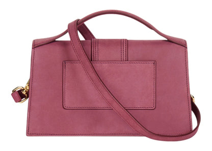 Jacquemus Le Grand Bambino Crossbody Flap Bag Burgundy