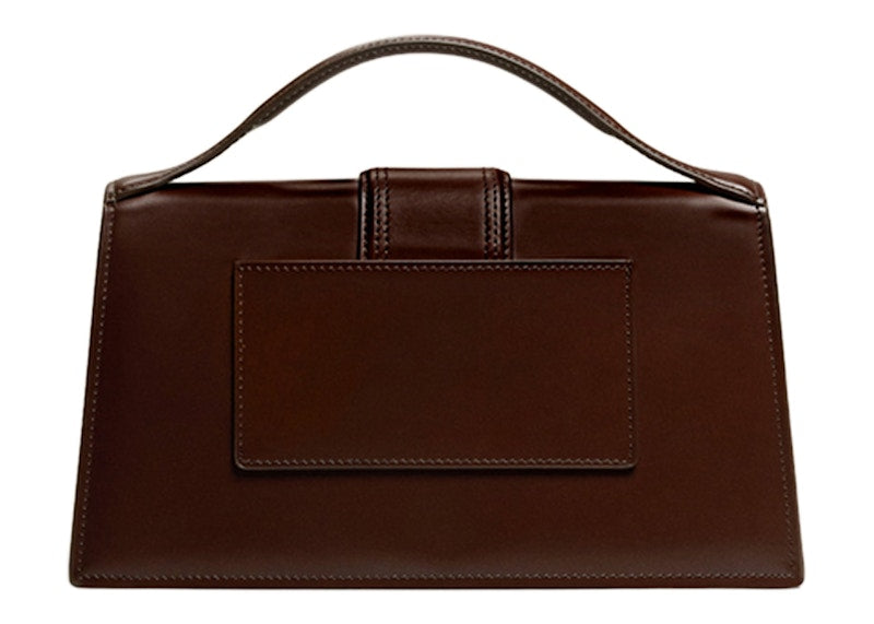 Jacquemus Le Grand Bambino Crossbody Flap Bag Dark Brown