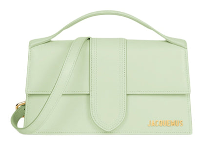 Jacquemus Le Grand Bambino Crossbody Flap Bag Light Green