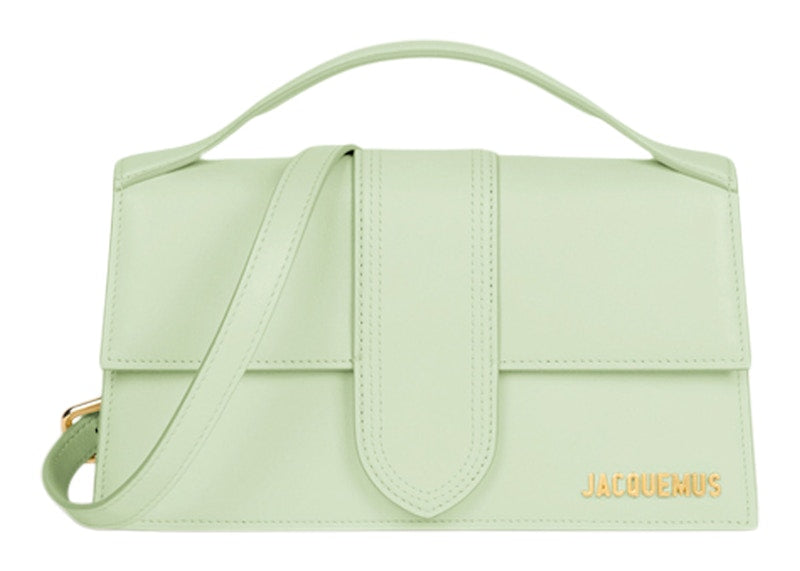 Jacquemus Le Grand Bambino Crossbody Flap Bag Light Green