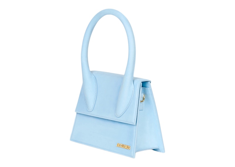 Jacquemus Le Grand Chiquito Large Signature Handbag Light Blue