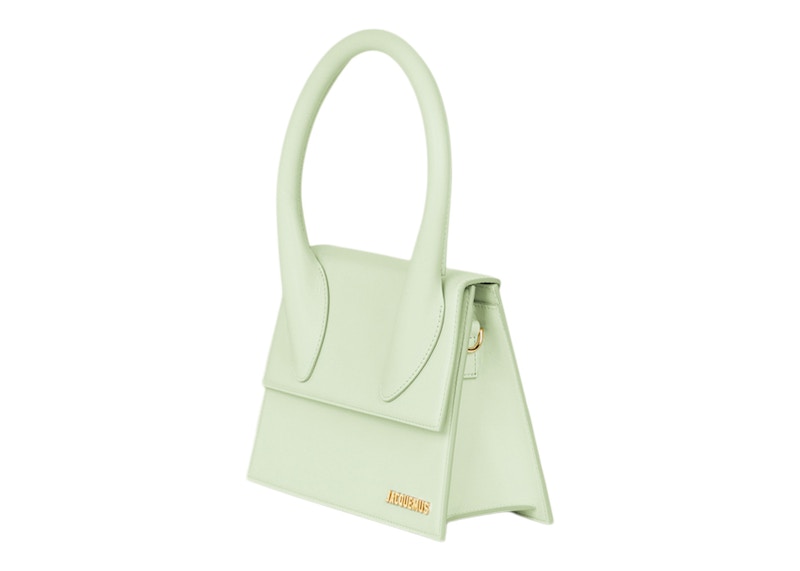 Jacquemus Le Grand Chiquito Large Signature Handbag Light Green