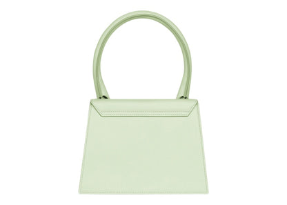 Jacquemus Le Grand Chiquito Large Signature Handbag Light Green