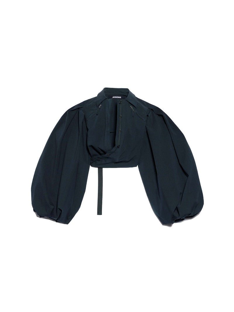 Jacquemus Le Haut Bahia Boule Shirt Dark Navy