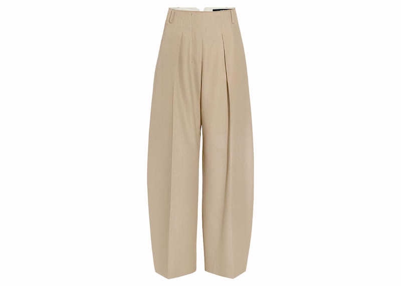 Jacquemus Le Pantalon Ovalo Beige