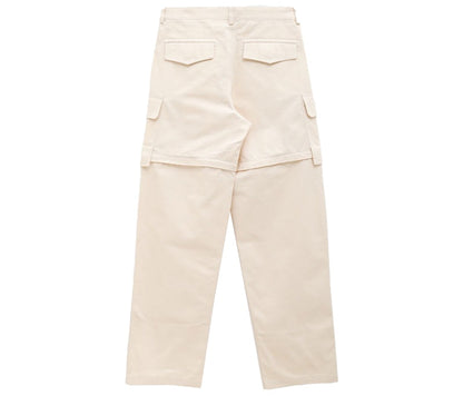 Jacquemus Le Pantalon Peche Convertible Cargo Pants White