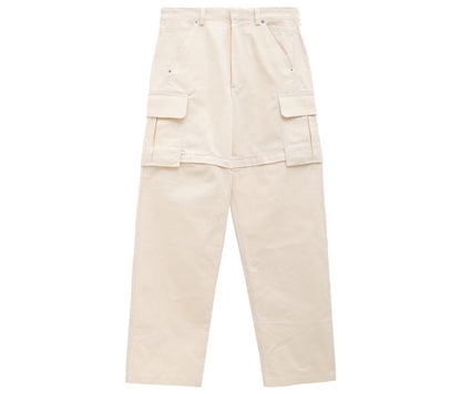 Jacquemus Le Pantalon Peche Convertible Cargo Pants White