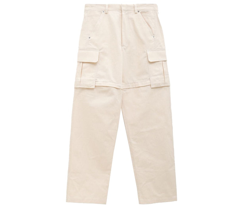 Jacquemus Le Pantalon Peche Convertible Cargo Pants White
