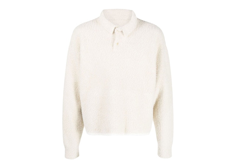 Jacquemus Le Polo Neve Longsleeve Polo Off White