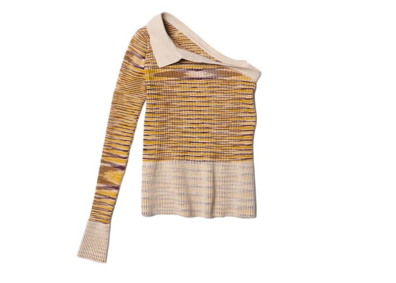 Jacquemus Le Polo Zucca Polo Shirt Multi Yellow