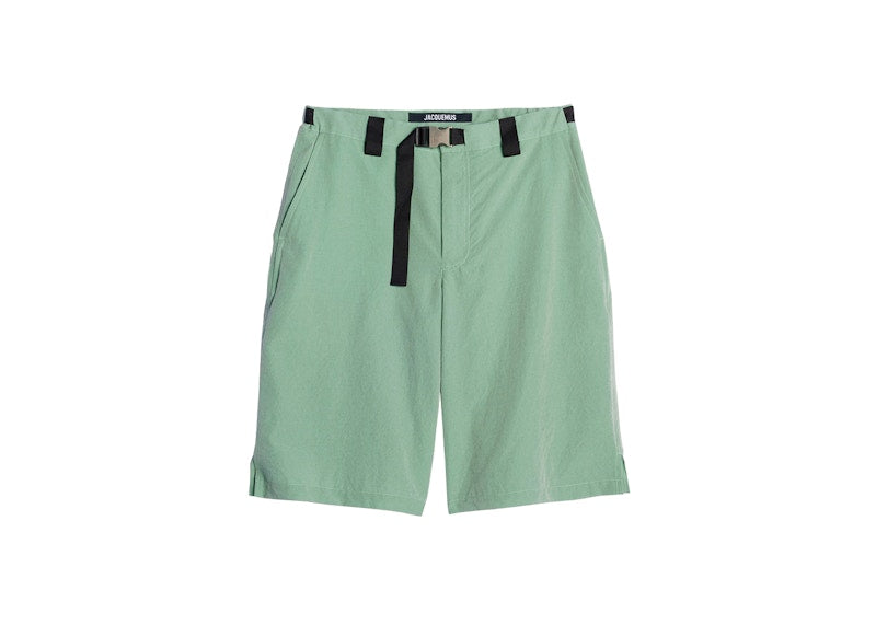 Jacquemus Le Short Meio Buckled Shorts Khaki