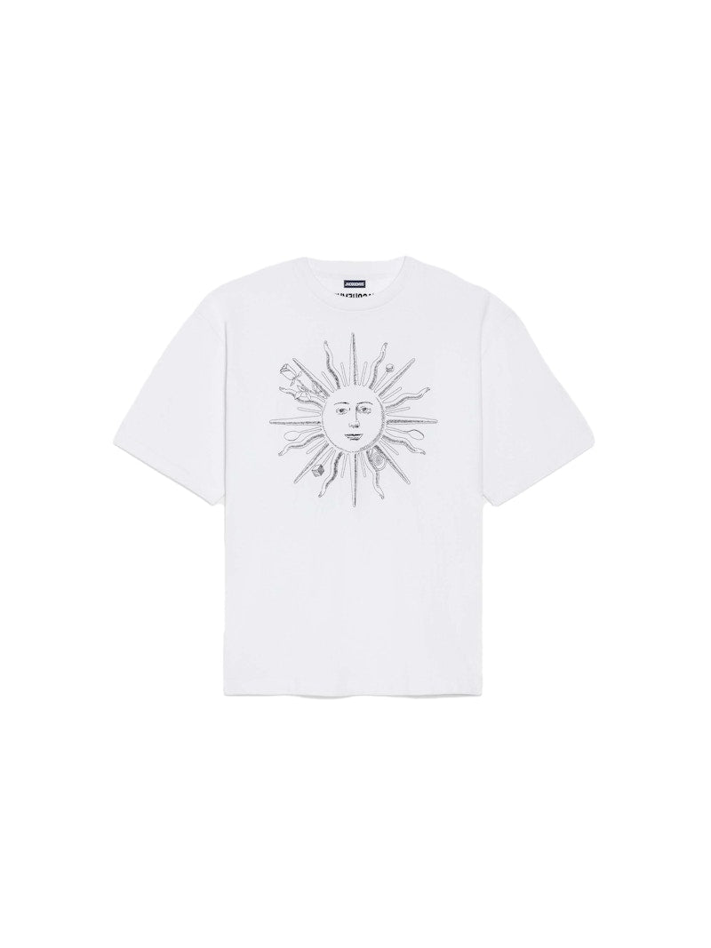Jacquemus Le Soleil T-shirt Royal Sun White