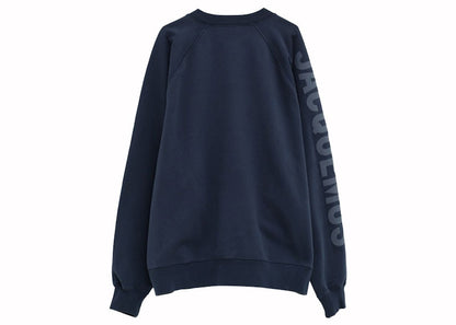 Jacquemus Le Sweatshirt Typo Dark Navy