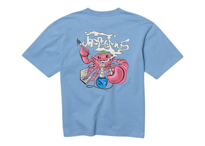 Jacquemus Le T-Shirt Crabe Crab Logo Boxy Fit T-Shirt Print Crab Light Blue