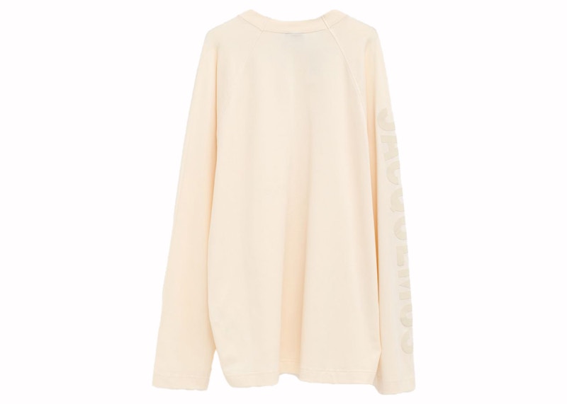Jacquemus Le T-Shirt Typo L/S Light Beige