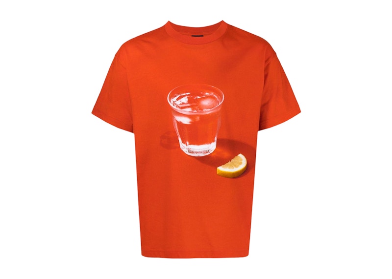 Jacquemus Le T-Shirt Water Glass Print T-Shirt Orange