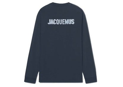 Jacquemus Le T-shirt Gelo Pool Logo L/S T-shirt Print Ice Jacquemus Navy