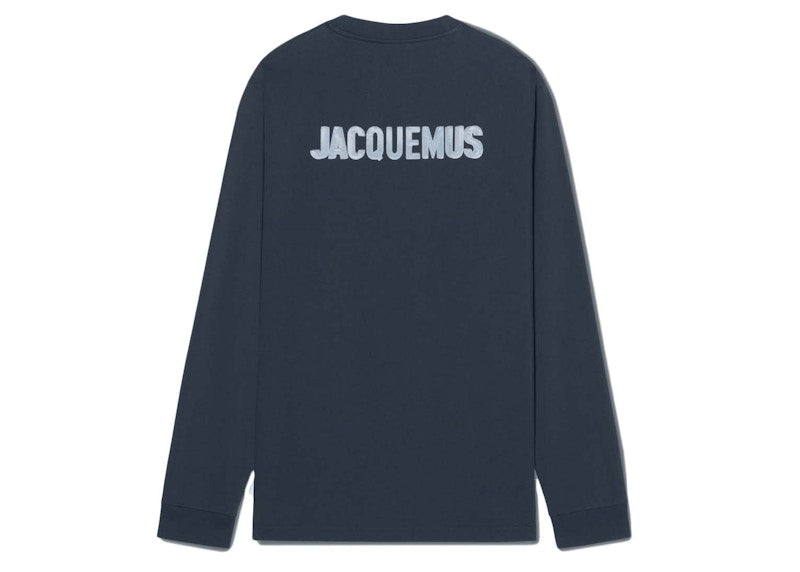 Jacquemus Le T-shirt Gelo Pool Logo L/S T-shirt Print Ice Jacquemus Navy