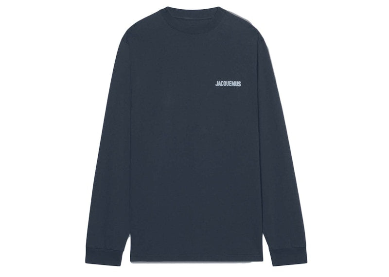 Jacquemus Le T-shirt Gelo Pool Logo L/S T-shirt Print Ice Jacquemus Navy
