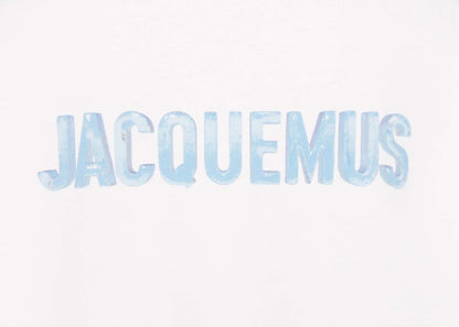 Jacquemus Le T-shirt Gelo Pool Logo L/S T-shirt Print Ice Jacquemus White