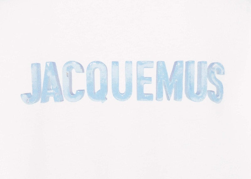 Jacquemus Le T-shirt Gelo Pool Logo L/S T-shirt Print Ice Jacquemus White