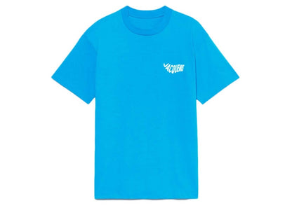 Jacquemus Le T-shirt Vague Print Wave Logo T-shirt Blue