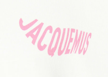 Jacquemus Le T-shirt Vague Print Wave Logo T-shirt White