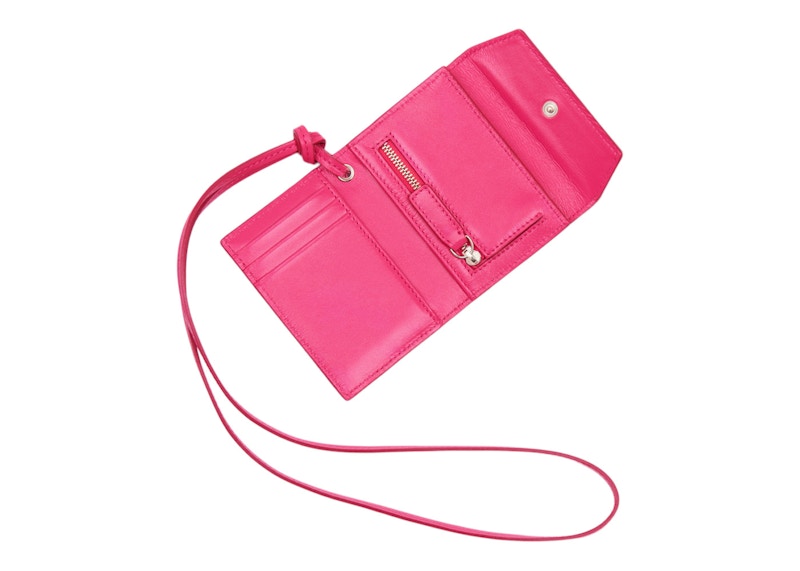 Jacquemus Le porte Jacquemus Envelope Wallet Dark Pink