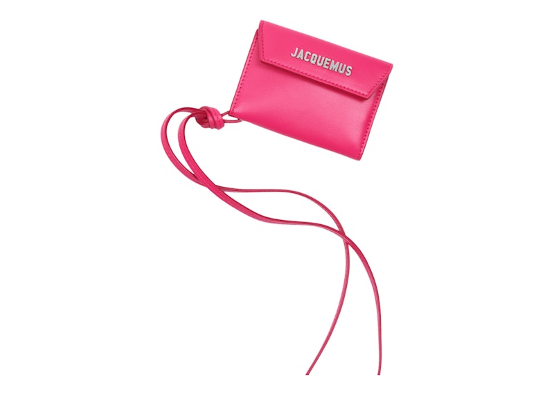 Jacquemus Le porte Jacquemus Envelope Wallet Dark Pink