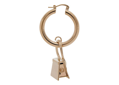 Jacquemus Les Creoles Chiquito Hoop Earrings Light Gold