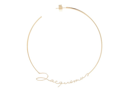 Jacquemus Les Creoles Jacquemus Hoop Earrings Gold