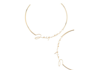 Jacquemus Les Creoles Jacquemus Hoop Earrings Gold