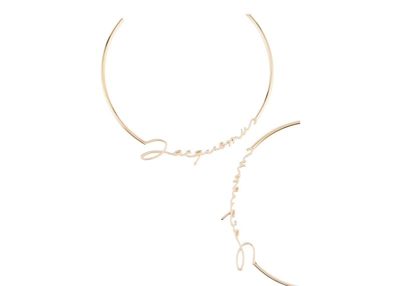 Jacquemus Les Creoles Jacquemus Hoop Earrings Gold