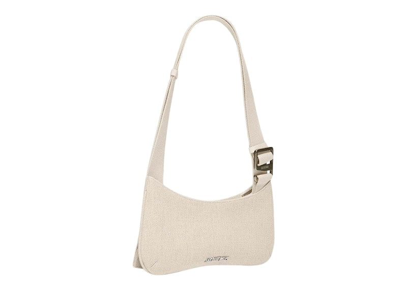 Jacquemus Shoulder Bag Le Bisou Gros Grain Greige