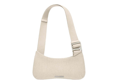 Jacquemus Shoulder Bag Le Bisou Gros Grain Greige