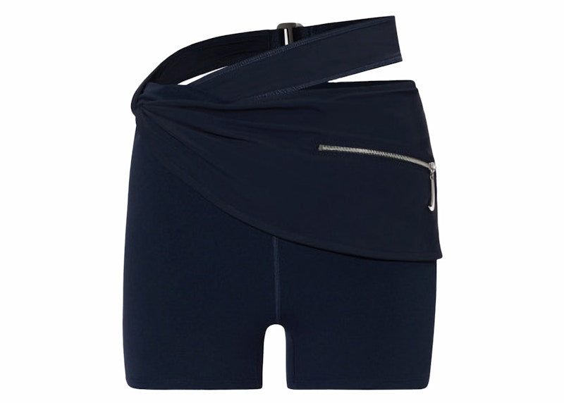 Jacquemus x Nike Drapped Bike Shorts Dark Obsidian