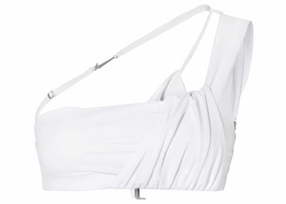 Jacquemus x Nike La Brassière Drapée Sports Bra White