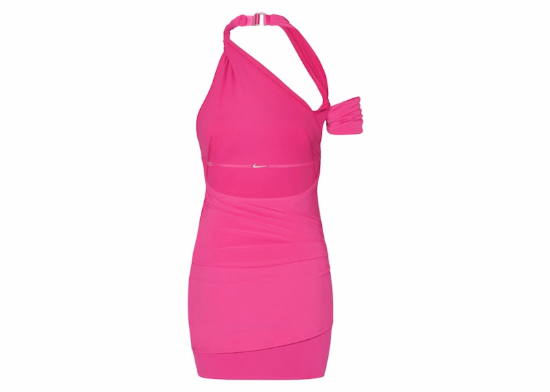 Jacquemus x Nike La Robe Drapée Dress Dark Pink