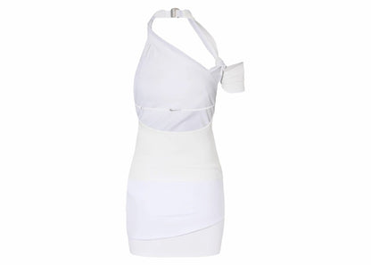 Jacquemus x Nike La Robe Drapée Dress White