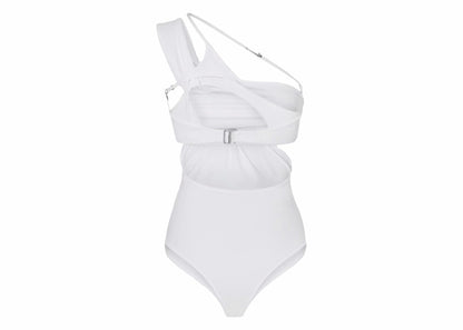 Jacquemus x Nike Le Body Drapé Dress White