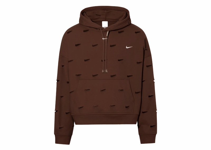 Jacquemus x Nike Le Swoosh Hoodie Brown