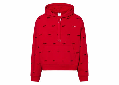 Jacquemus x Nike Le Swoosh Hoodie Dark Red