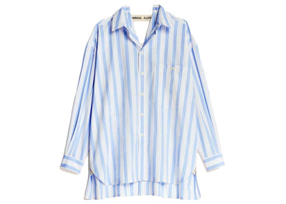 Jacquemus x Tekla La Chemise Blue White Stripe