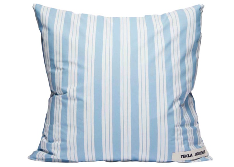 Jacquemus x Tekla La Taie d'oreiller (50x90) Airy Blue Stripe