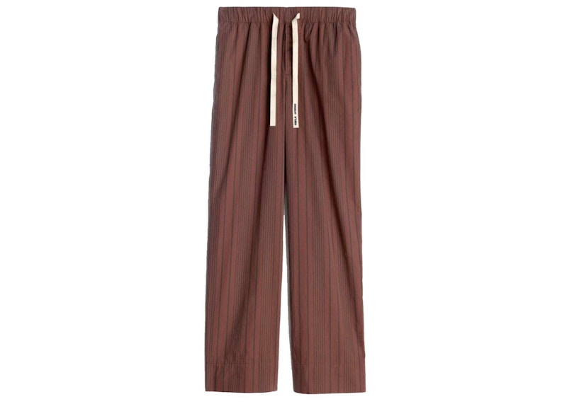 Jacquemus x Tekla Le Pantalon Pyjama Brown Stripes