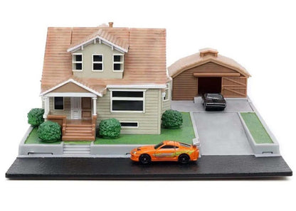 Jada Toys Nano Scene Fast & Furious Toretto House 1/87 Scale Diorama Figure