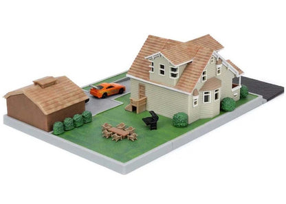 Jada Toys Nano Scene Fast & Furious Toretto House 1/87 Scale Diorama Figure