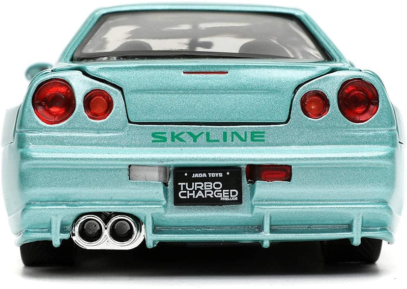 Jada Toys The Fast and the Furious Brians Nissan Skyline GT-R (R34) 1/24 Scale Die Cast Figure