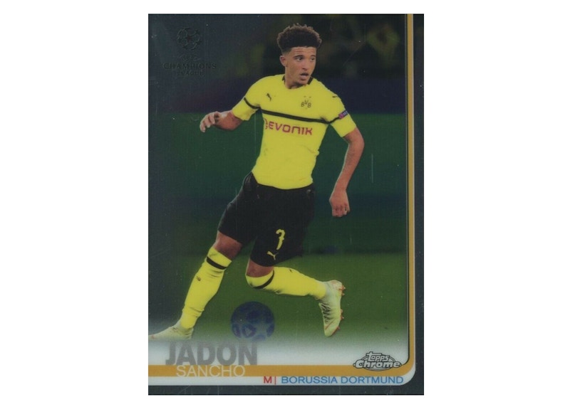 Jadon Sancho 2018 Topps Chrome Champions League #86 (Ungraded)